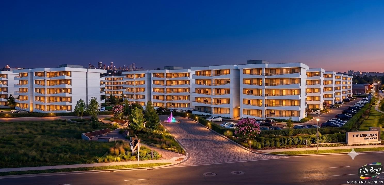 Delux Kale gece aydınlatması ve süs havuzu